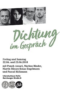 Plakat_Dichtung im Gespräch