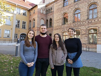 von links: Luzie Fiest, Tony Weinhold, Alena Löffelholz, Susan Buchmann