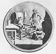 [Ludwig Tieck]: Der gestiefelte Kater. Berlin: Nicolai 1797 [Ausschnitt aus dem Frontispiz] 